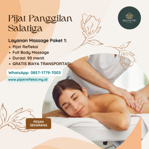 tampilan harga gayatri massage paket 1 di pijat panggilan salatiga